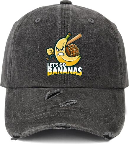 قبعة Let's Go Bananas للنساء، قبعة الأب المضحكة، هدايا عيد ميلاد مضحكة للرجال in Kuwait