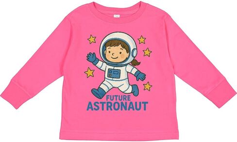 inktastic Future Astronaut Kids Space Theme Toddler Long Sleeve T-Shirt in Saudi Arabia