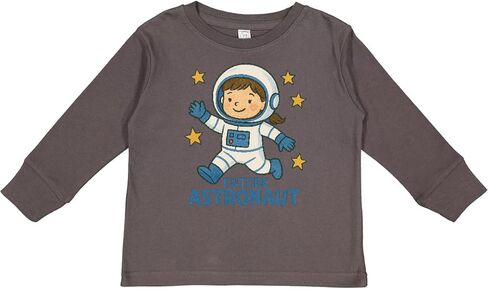 inktastic Future Astronaut Kids Space Theme Toddler Long Sleeve T-Shirt in Saudi Arabia