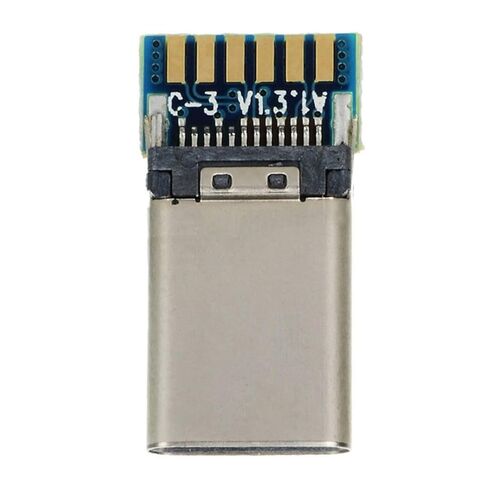 chenyang 10 Pack USB C DIY Connector USB 3.1 Type C 24Pin Male Plug Port Repair Replacement Solder Adapter with PCB Board in Kuwait