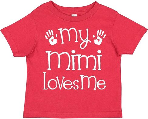 تي شيرت Inktastic My Mimi Loves Me Grandkids للأطفال الصغار in Kuwait