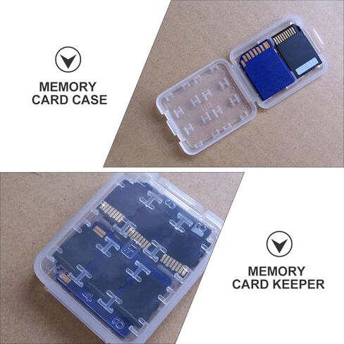 Homoyoyo 20pcs Memory Card Case Box Holder Organizer for Micro Secure Digital Cards, Sturdy Storage Keeper for Travel and Electronics Accessories in Saudi Arabia