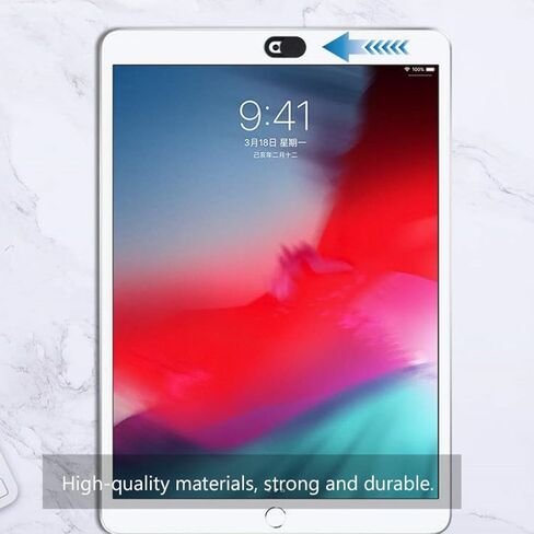 TEHAUX 4 قطع غطاء كاميرا ويب منزلق لأجهزة الكمبيوتر المحمول والكمبيوتر الشخصي والكمبيوتر اللوحي - حماية الخصوصية باللون الأسود، غطاء كاميرا ويب مضاد للزقزقة لمكالمات الفيديو الآمنة والاجتماعات عبر الإنترنت in Saudi Arabia