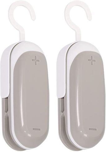 2PACK Mini Bag Sealer, Portable Heat Vacuum Sealers Plastic Sealer, 2 in 1 Heat Seal and Cutter Mini Food Sealer For Plastic Bags Food Storag in Saudi Arabia