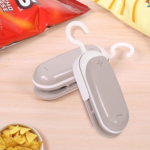 2PACK Mini Bag Sealer, Portable Heat Vacuum Sealers Plastic Sealer, 2 in 1 Heat Seal and Cutter Mini Food Sealer For Plastic Bags Food Storag in Saudi Arabia