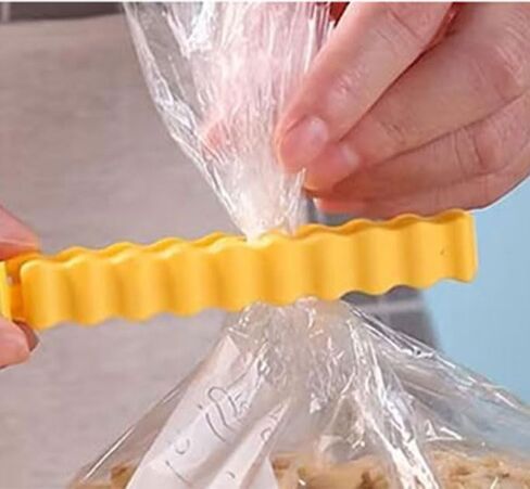 12PCS Household Sealing Machine,With a Cartoon Design For Storing Sealing Clips,a Multi-Functional Sealing Clip,Compact And Convenient,Easy To Store in Saudi Arabia