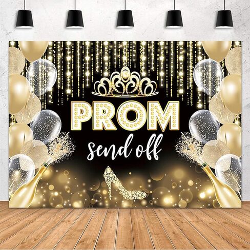 Mehofond 7x5ft Prom 2025 خلفية فضية حفلة موسيقية إرسال Off Photography Background Silver Glitter Crown Champagne Congrats التخرج حفلة موسيقية 2025 حفلة زخارف الحفلات لافتة صور استوديو in Kuwait