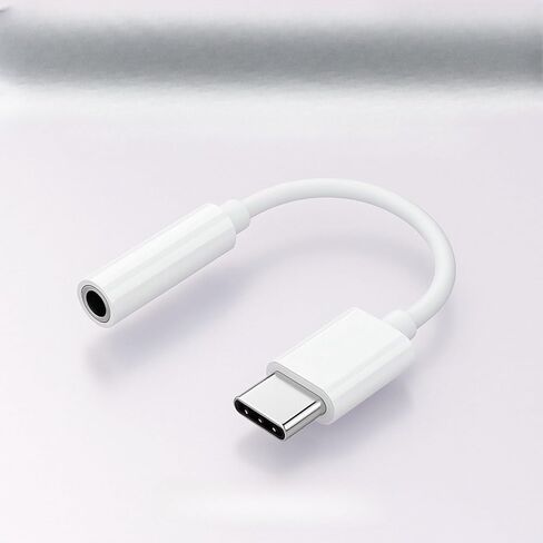 USB-C to 3.5mm Audio Adapter – Type-C Headphone Jack Cable for Smartphones and Tablets in Saudi Arabia