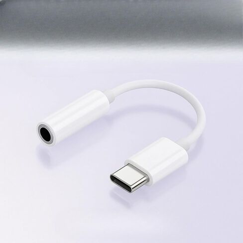 USB-C to 3.5mm Audio Adapter – Type-C Headphone Jack Cable for Smartphones and Tablets in Saudi Arabia