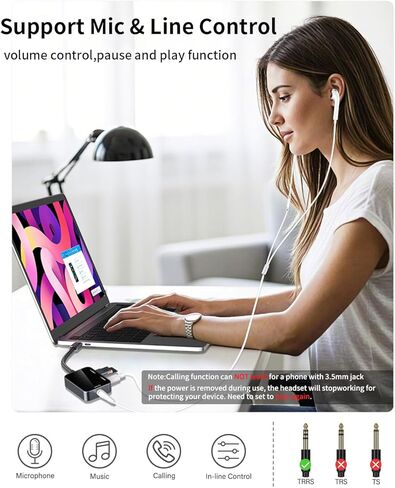 USB C to 3.5mm Audio Adapter 3-in-1 USB-C Headphone Adapter with USB OTG Data Port & 60W PD Charging, Type-C Aux to 3.5mm Converter Compatible with iPhone 17/16/15, Samsung Galaxy, Pixel, iPad in Saudi Arabia