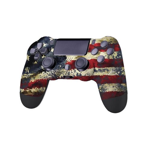 وحدة تحكم BABY CUDDLE BOX Weed Custom PS-4 اللاسلكية المتوافقة مع وحدة تحكم Play-Station 4 بواسطة وحدات تحكم BCB | صُنع بفخر في الولايات المتحدة الأمريكية من خلال طباعة HYDRODIP الدائمة (ليست مجرد جلد) 1 in Kuwait