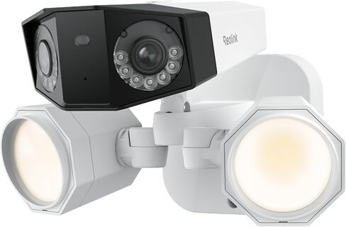 نظام كاميرا أمان REOLINK 4K PoE، كاميرا 2X Duo Floodlight PoE IP في حزمة زاوية واسعة جدًا 180 درجة 1x 16ch Reolink NVR مع محرك أقراص ثابتة سعة 4 تيرابايت مدمج، ضوء غامر 1800 لومن، اكتشاف الذكاء الاصطناعي المتقدم in Kuwait