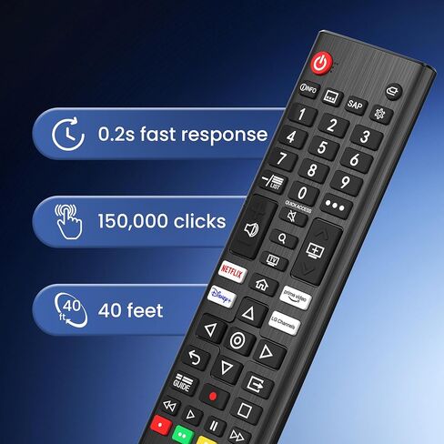 بديل لجهاز التحكم عن بعد للتلفزيون الذكي LG، عالمي لجميع تلفزيونات LG الذكية in Kuwait