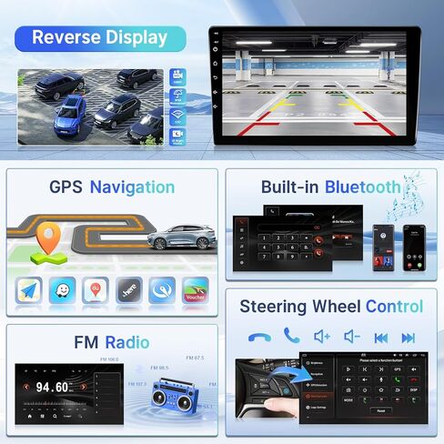 Leadfan Car Radio for Ford Transit 2013-2019 Stereo with Wireless Carplay Android Auto, 9'' Touchscreen for Ford Transit GPS Navigation Bluetooth WiFi Rear Camera FM Mirrorlink Split Screen SWC in Saudi Arabia