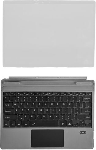 Tablet Keyboard, BT Wireless Backlit Keyboard with Large Touchpad and Strong Magnetic Detachable, for 7320 K16M K19M in Saudi Arabia