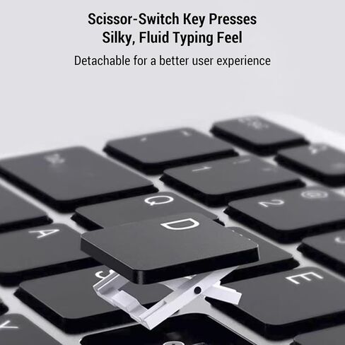 Tablet Keyboard, BT Wireless Backlit Keyboard with Large Touchpad and Strong Magnetic Detachable, for 7320 K16M K19M in Saudi Arabia