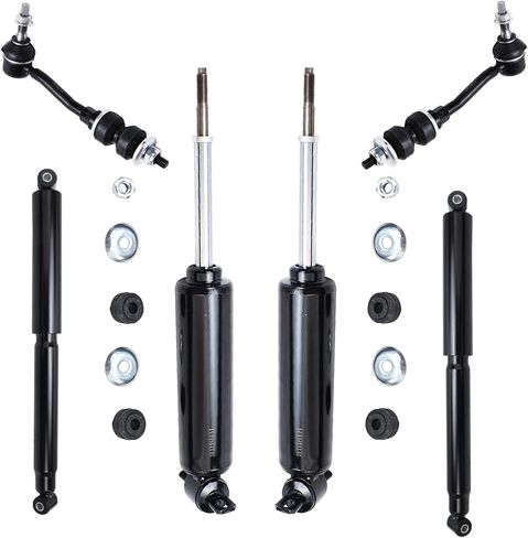 Detroit Axle - Rear 2pc Shock Absorbers for 2006-2014 Toyota Yaris, 2 Complete Shock Absorbers Assembly 2007 2008 2009 2010 2011 2012 2013 Replacement in Saudi Arabia