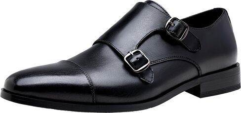 Jousen Dress Shoes for Men Monk Strap Loafers for Men in Kuwait