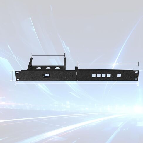 19" Rack Mount for Ubiquiti UniFi Cloud Gateway Ultra Max | 1U Rack Adapter for UCG-Ultra UXG-Max | Compatible with Keystone Panel | Ideal for Home Lab & Server Rack Setup (1) in Saudi Arabia