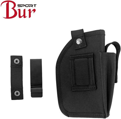Concealed Carry Gun Holster with Mag Pouch Fits Handgun with Laser Light Mounted IWB OWB Ambidextrous Use by Convertible Clip in Saudi Arabia