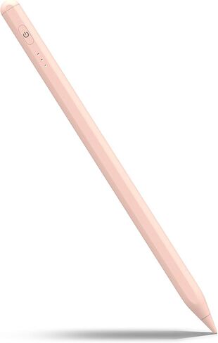 Stylus Pen for iPad 2018-2025, Tilt Sensitivity, Fast USB-C Charging, 10H Battery, Pink Version in Saudi Arabia