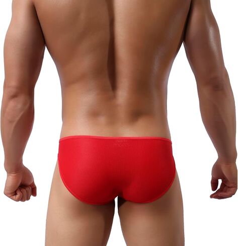 Men's Seamless Front Pouch Briefs Mens Tagless Bikini Underwear Sexy Low Rise Breathable Underpanties for Men in Saudi Arabia