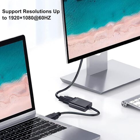 HDMI to VGA Adapter 1080P Converter Male to Female for PC, Laptop, Monitor, Projector and More in Saudi Arabia