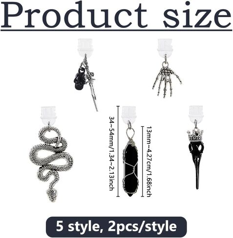 DICOSMETIC Dust Plug Charms Bulk Butterfly Star Skull Type-C Charging Port Charm Cell Phone Charm Plug Cover Plastic Dust Plugs with Alloy Charms USB C Port Cap Protector Pendant in Saudi Arabia