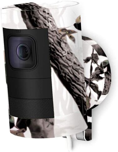 غلاف MightySkins متوافق مع كاميرا Ring Stick Up Cam السلكية - مموه أسود | غطاء ملتف واقٍ ومتين وفريد ​​من نوعه من الفينيل | سهل التطبيق والإزالة وتغيير الأنماط | صنع في الولايات المتحدة الأمريكية in Kuwait