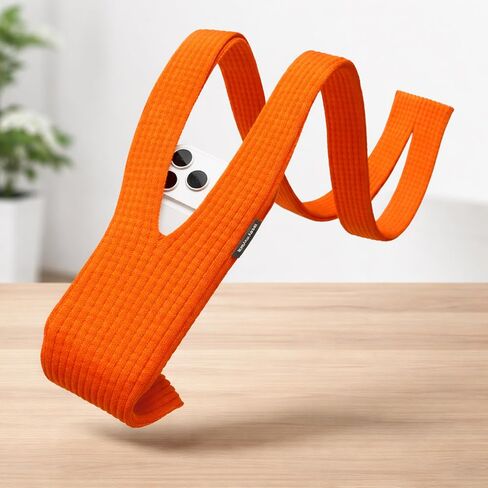 Phone Pocket 3D Knitted Wearable Phone Holder Neck Strap & Crossbody Pouch Compatible with AirPods and Accessories in Saudi Arabia