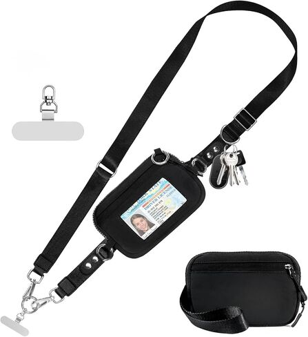 Clip and Go Strap for Phone with Wallet Crossbody Phone Lanyard in Saudi Arabia