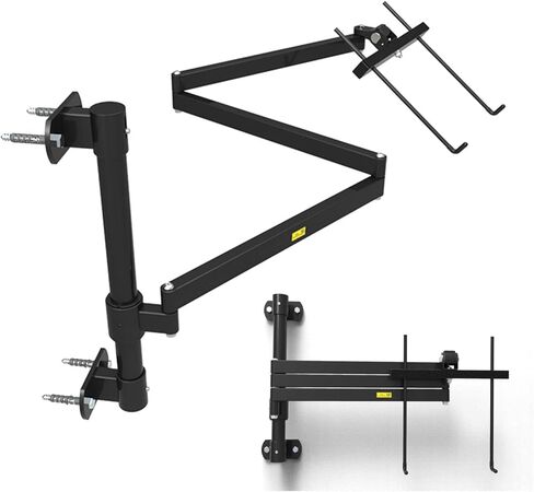 Wall Mount Laptop Stand - Swing/Tilt/Rotate Adjustable Screen Mount for 13-17 inch Laptops in Saudi Arabia