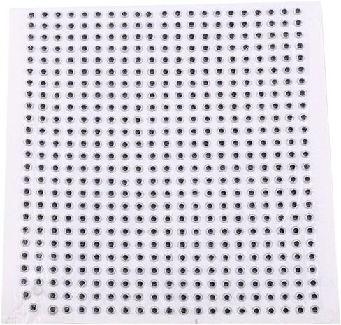 500PCS 3D Fishing Lure Eyes – Lifelike Bait Eyes Adhesive Tackle Accessory for DIY Lures, Fly Tying & Saltwater Fishing in Saudi Arabia