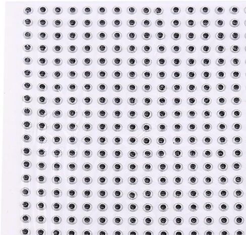 500PCS 3D Fishing Lure Eyes – Lifelike Bait Eyes Adhesive Tackle Accessory for DIY Lures, Fly Tying & Saltwater Fishing in Saudi Arabia