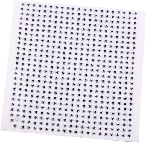 500PCS 3D Fishing Lure Eyes – Lifelike Bait Eyes Adhesive Tackle Accessory for DIY Lures, Fly Tying & Saltwater Fishing in Saudi Arabia