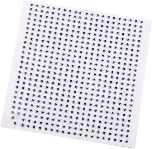 500PCS 3D Fishing Lure Eyes – Lifelike Bait Eyes Adhesive Tackle Accessory for DIY Lures, Fly Tying & Saltwater Fishing in Saudi Arabia