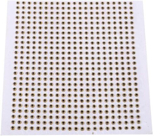 500PCS 3D Fishing Lure Eyes – Lifelike Bait Eyes Adhesive Tackle Accessory for DIY Lures, Fly Tying & Saltwater Fishing in Saudi Arabia