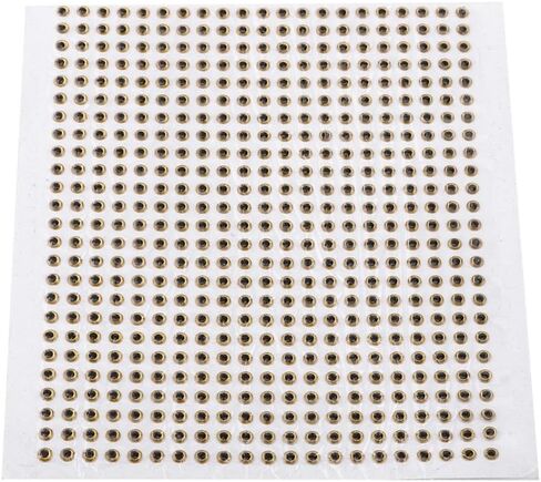 500PCS 3D Fishing Lure Eyes – Lifelike Bait Eyes Adhesive Tackle Accessory for DIY Lures, Fly Tying & Saltwater Fishing in Saudi Arabia