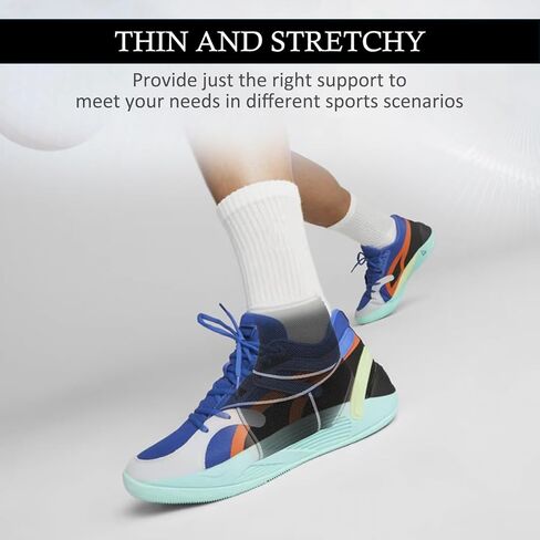 دعامة الكاحل للكاحل الملتوي، دعم الكاحل للنساء والرجال، لفافة ضغط قابلة للتعديل لالتهاب وتر العرقوب وتخفيف التهاب اللفافة الأخمصية (رمادي) in Kuwait