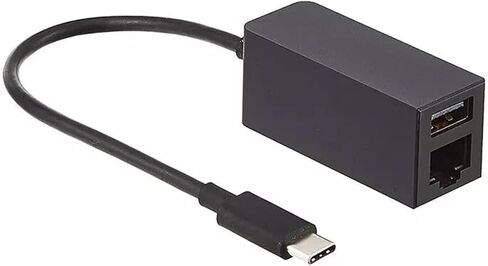 USB-C Type-C to Ethernet RJ45 and USB 3.0 Adapter HUB for Microsoft Surface, for MacBook Pro/Air, iPad Pro, Surface Laptop, Chromebook,XPS etc in Saudi Arabia