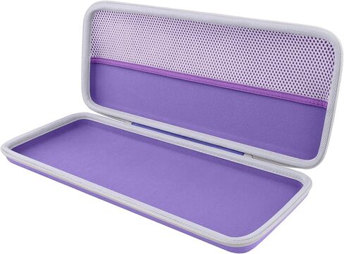 for Logitech Alto Keys K98M Keyboard Carry Case, Travel Protective Storage Case with Mesh Pocket for POP Mouse and Accessories (Purple) in Kuwait
