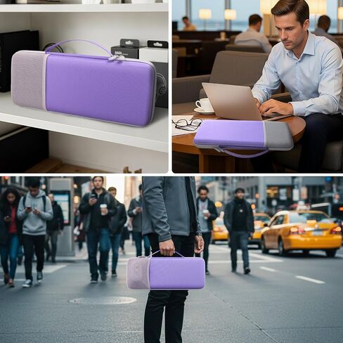 for Logitech Alto Keys K98M Keyboard Carry Case, Travel Protective Storage Case with Mesh Pocket for POP Mouse and Accessories (Purple) in Kuwait