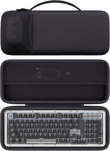 for Logitech Alto Keys K98M Keyboard Carry Case, Travel Protective Storage Case with Mesh Pocket for POP Mouse and Accessories (Purple) in Kuwait