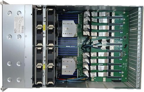 Supermicro A+ Server AS-4124GS-TNR 5U with NVLink Lid, Supports 8X PCIe 4.0 GPU, 2X EPYC 7352 2.3GHz 24-Core CPU, 512GB Memory, 2X 480GB SSD, 100GbE QSFP, Rails (Renewed) in Saudi Arabia