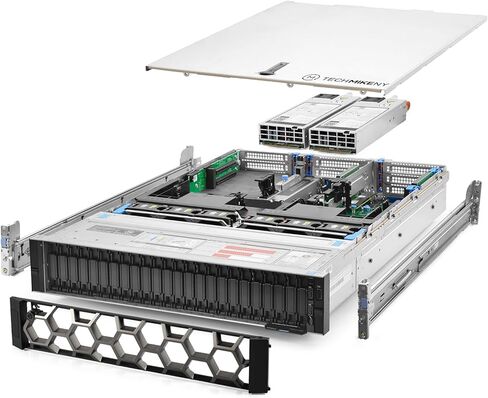 خادم TechMikeNY 2X Platinum 8260 2.40Ghz 48-Core 128GB RAM PowerEdge R740xd NVMe (متجدد) in Saudi Arabia