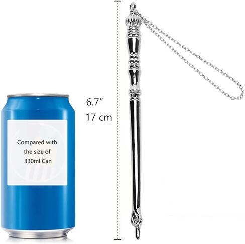 مؤشر BRTAGG Yad Torah، مؤشر الكتاب المقدس، أداة قراءة الكتاب المقدس (طول 6.7 سم، فضي)، هدايا يهودية، أعمال فنية من المعدن الشائع in Kuwait