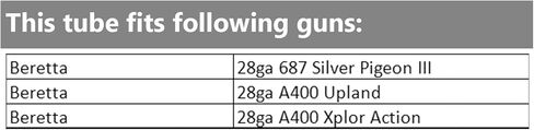 Patternmaster Code Black Turkey 0.515 28 Gauge Hunting Shotgun Accessory Durable 17-4 Stainless Steel Choke Tube | Effective Range Up to 70 Yards in Saudi Arabia
