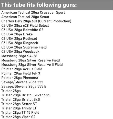 Patternmaster Code Black Turkey 0.515 28 Gauge Hunting Shotgun Accessory Durable 17-4 Stainless Steel Choke Tube | Effective Range Up to 70 Yards in Saudi Arabia