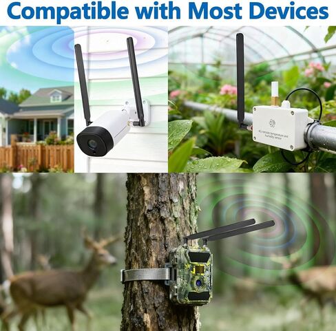 4G LTE Antenna 6dBi SMA Male Antenna (2-Pack) for 4G LTE Cellular Trail Camera Wireless Router Hotspot Gateway Modem Spypoint Flex-S Dark Flex-Plus Flex-M G-36 Flex Dual-Sim Cell-Link in Saudi Arabia