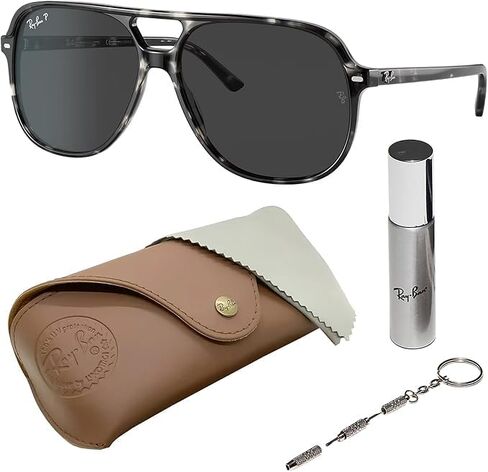 Ray-Ban RB2198 BILL Square Shaped Sunglasses for Men & Women with Official RAYBAN Eyewear Kit in Saudi Arabia